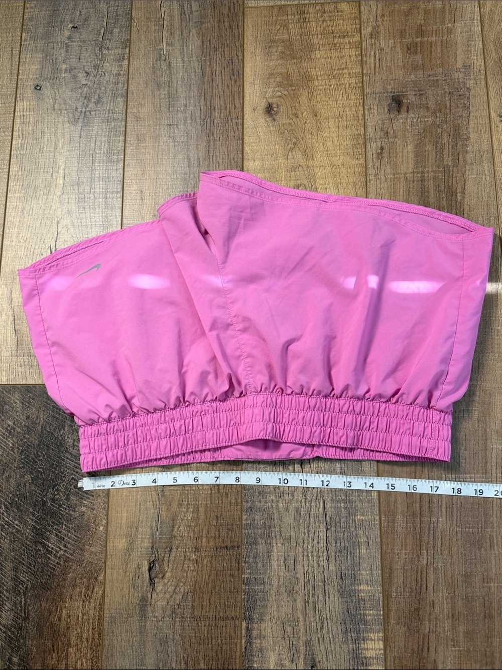 Nike Women's Dri-FIT Mid-Rise Pink Athletic Lined Shorts Rear Pocket Size XL - Picture 8 of 11